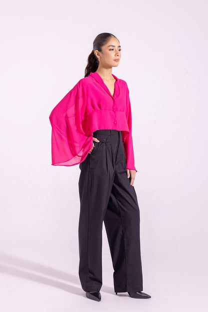 Ethnic - SOLID BUTTON DOWN SHIRT (E1241/108/411)