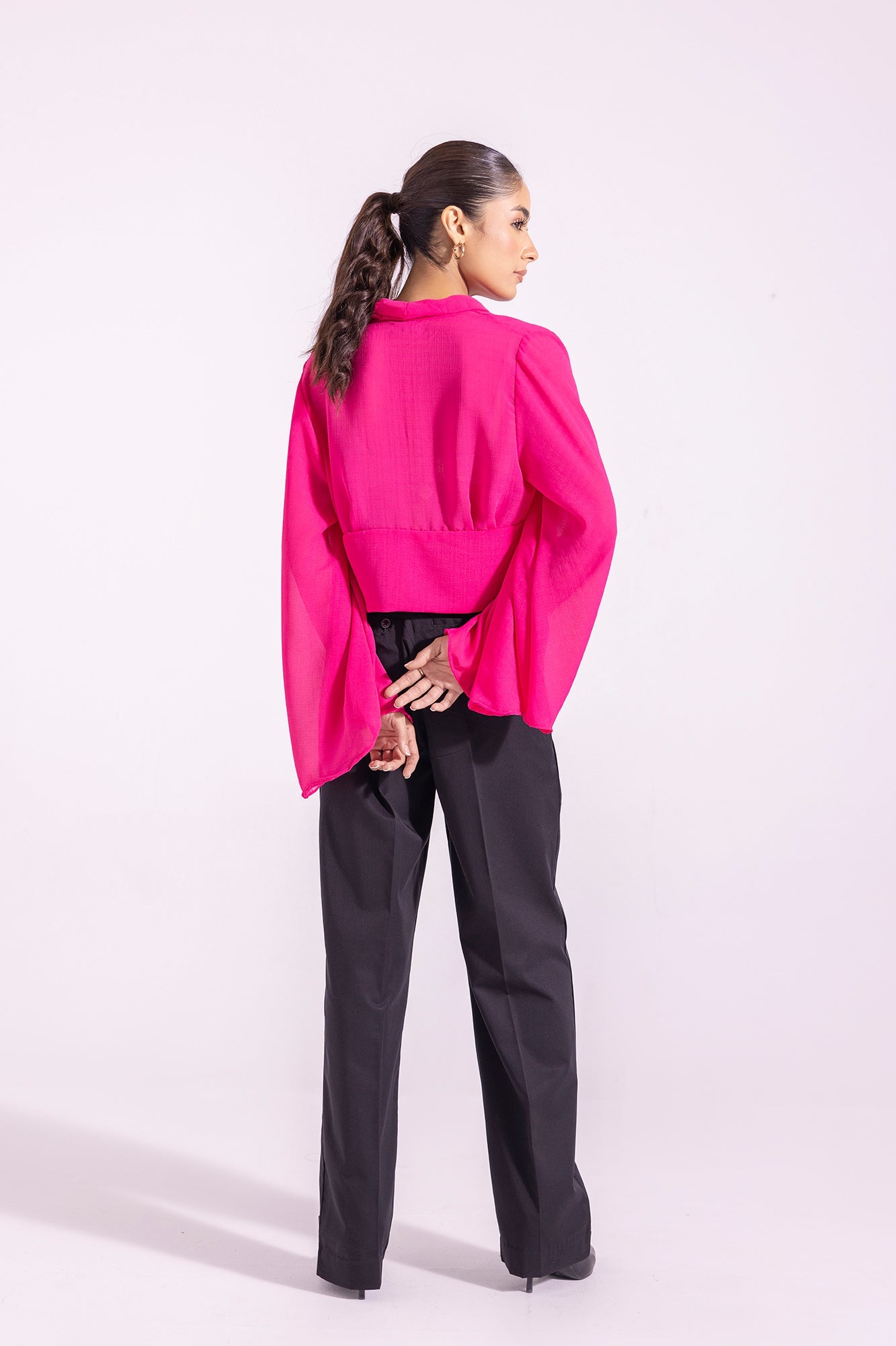 Ethnic - SOLID BUTTON DOWN SHIRT (E1241/108/411)