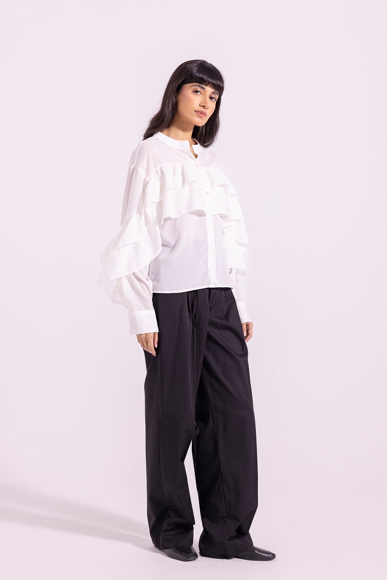 Ethnic - SOLID BUTTON DOWN SHIRT (E1245/108/002)