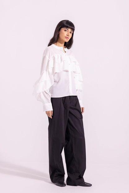 Ethnic - SOLID BUTTON DOWN SHIRT (E1245/108/002)