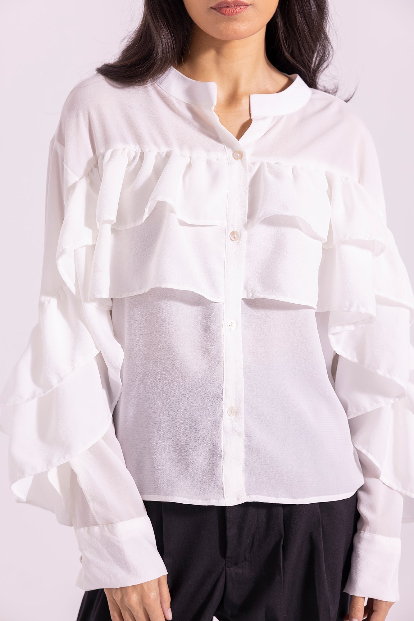 Ethnic - SOLID BUTTON DOWN SHIRT (E1245/108/002)