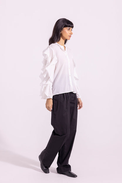 Ethnic - SOLID BUTTON DOWN SHIRT (E1247/108/002)