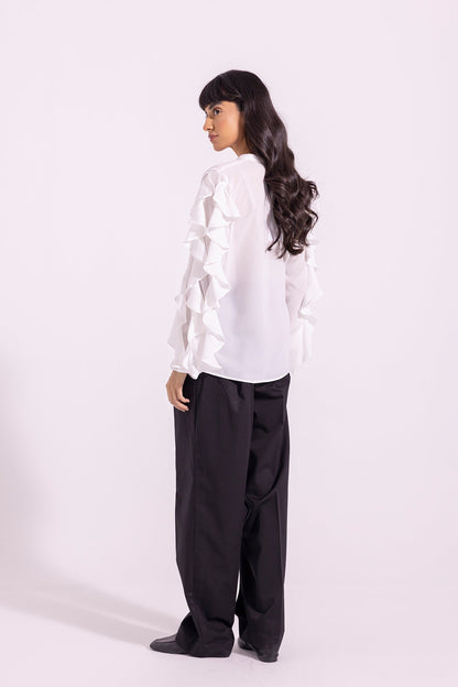 Ethnic - SOLID BUTTON DOWN SHIRT (E1247/108/002)