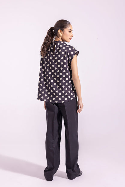 Ethnic - PRINTED POLKA DOTS TOP (E1259/108/901)