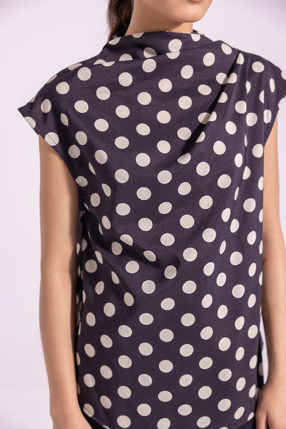 Ethnic - PRINTED POLKA DOTS TOP (E1259/108/901)