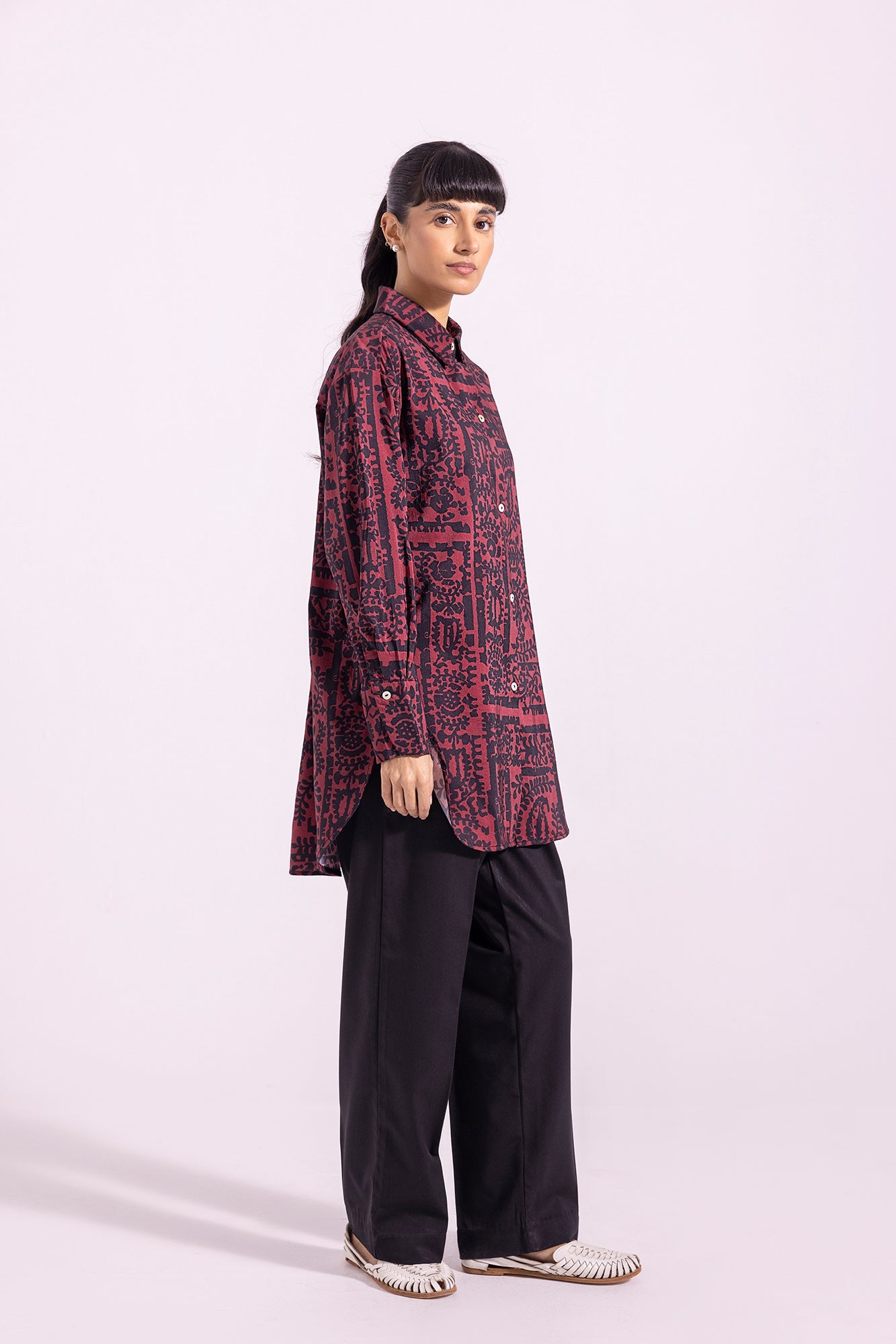 Ethnic - PRINTED SHIRT (E1261/108/305)