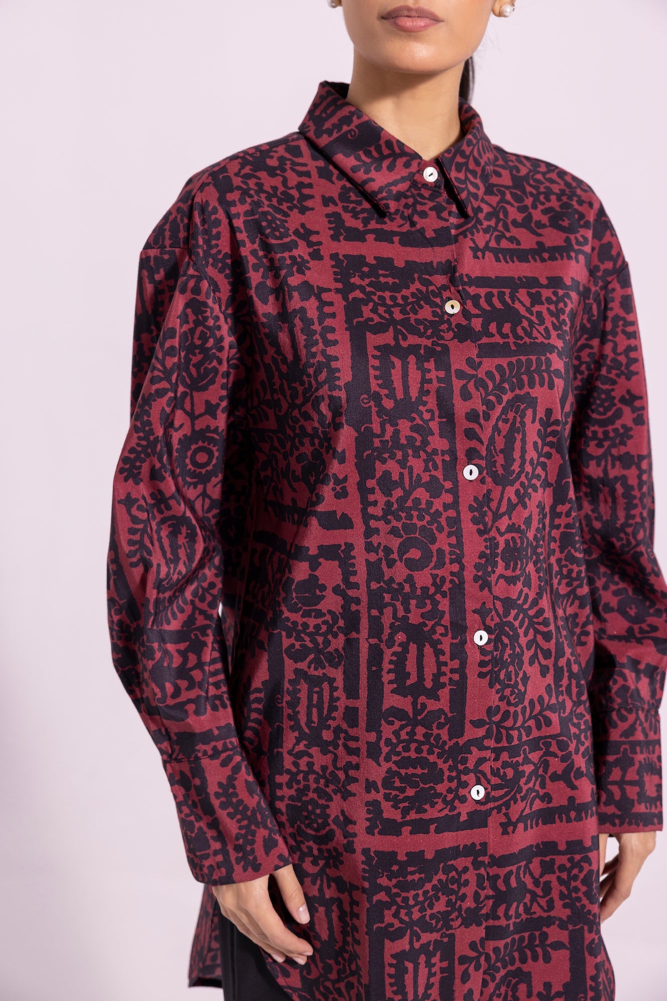 Ethnic - PRINTED SHIRT (E1261/108/305)