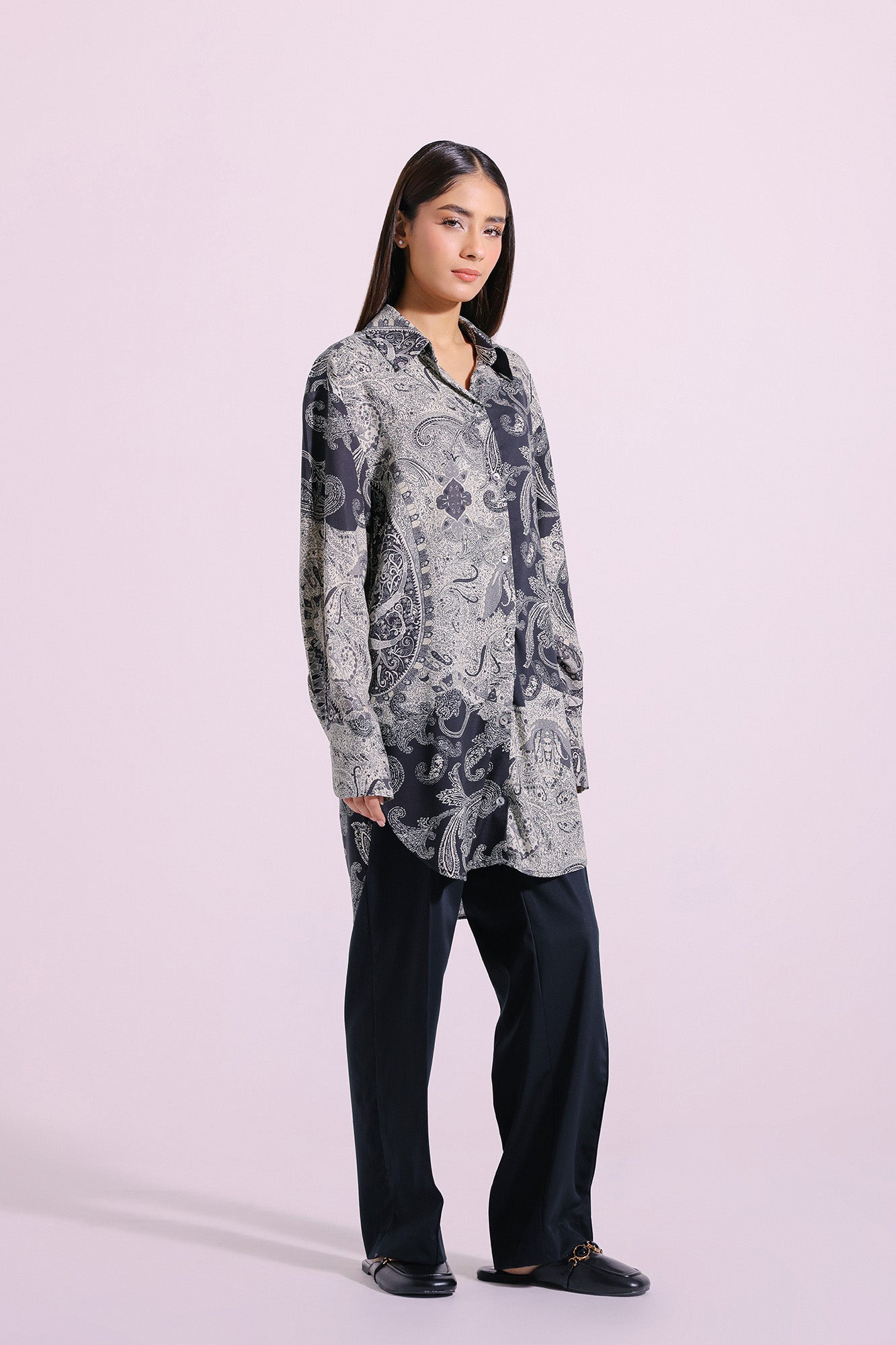 Ethnic - PRINTED SHIRT (E1262/108/901)