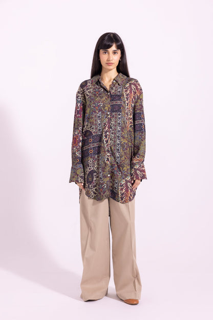 Ethnic - PRINTED SHIRT (E1263/108/128)