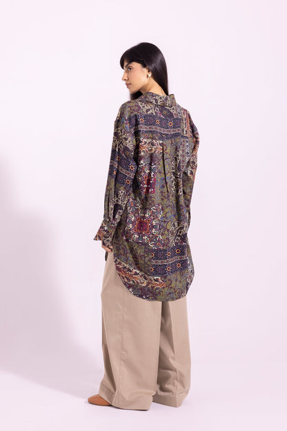 Ethnic - PRINTED SHIRT (E1263/108/128)