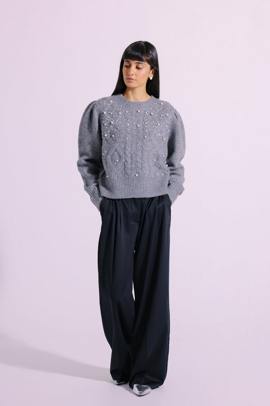 Ethnic - EMBELLISHED SWEATER (E1268/108/910)