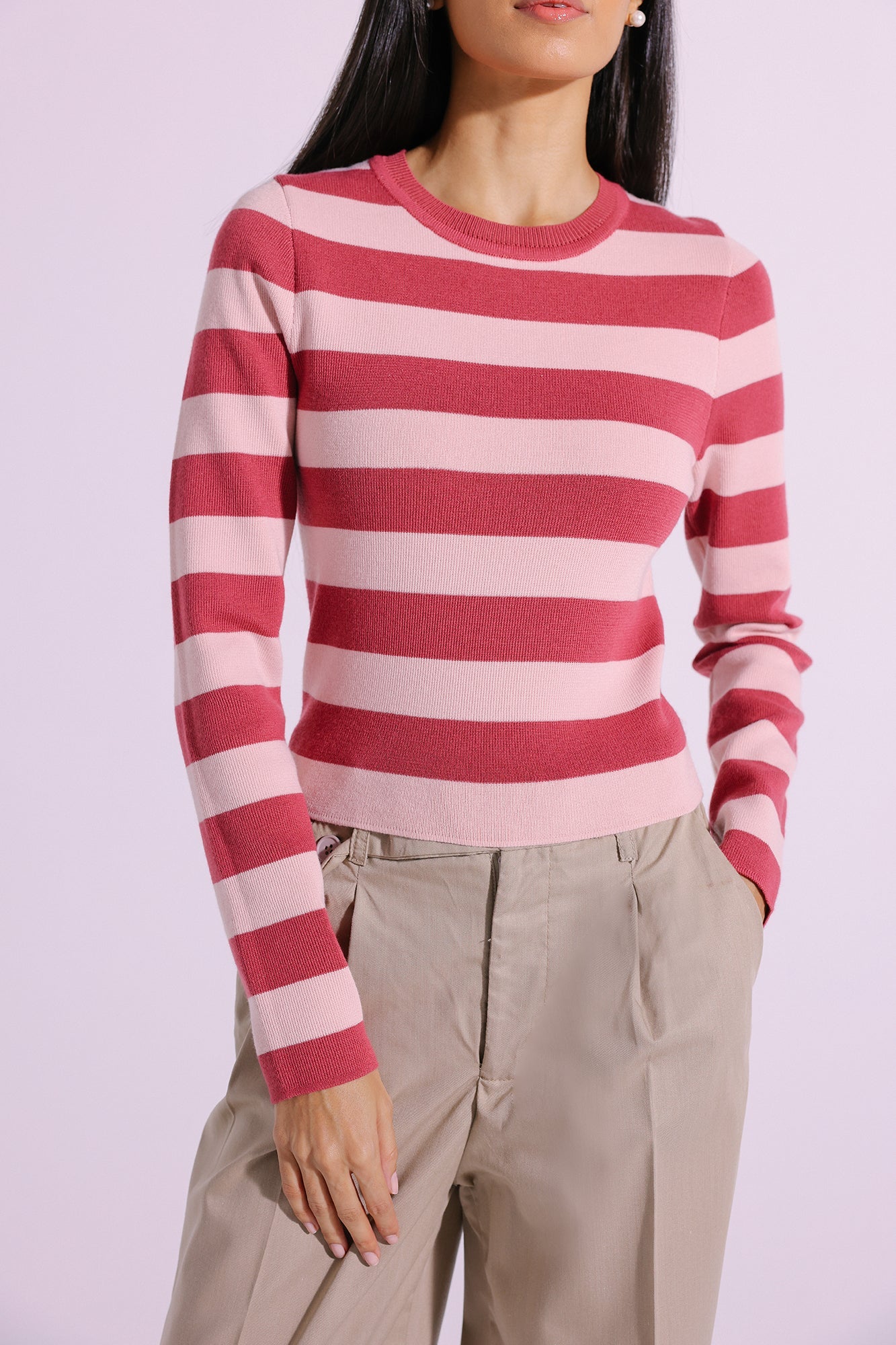 Ethnic - STRIPED SWEATER (E1275/108/305)