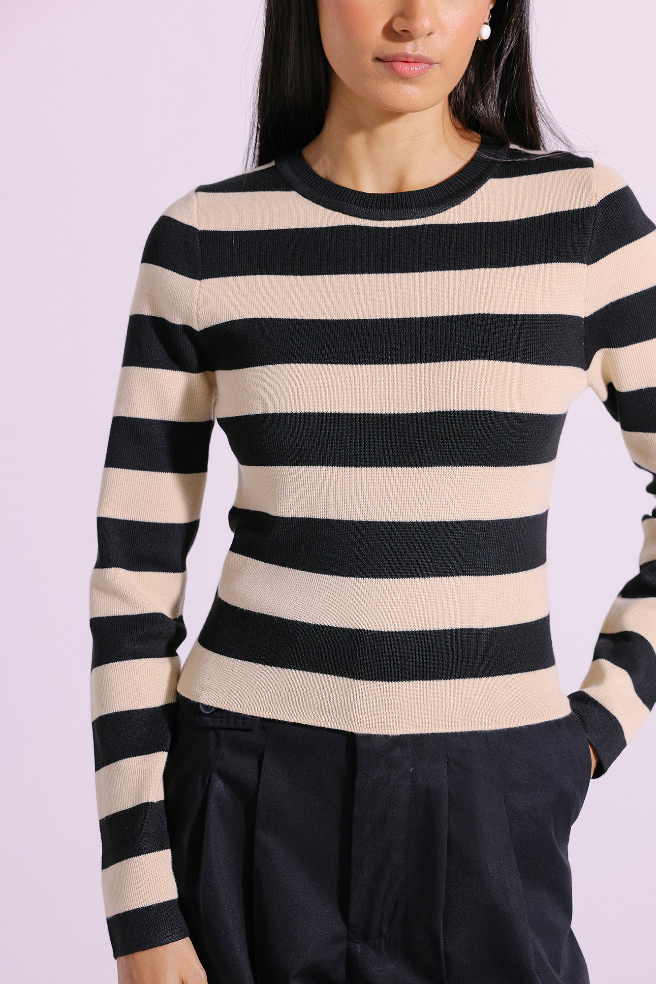 Ethnic - STRIPED SWEATER (E1275/108/902)