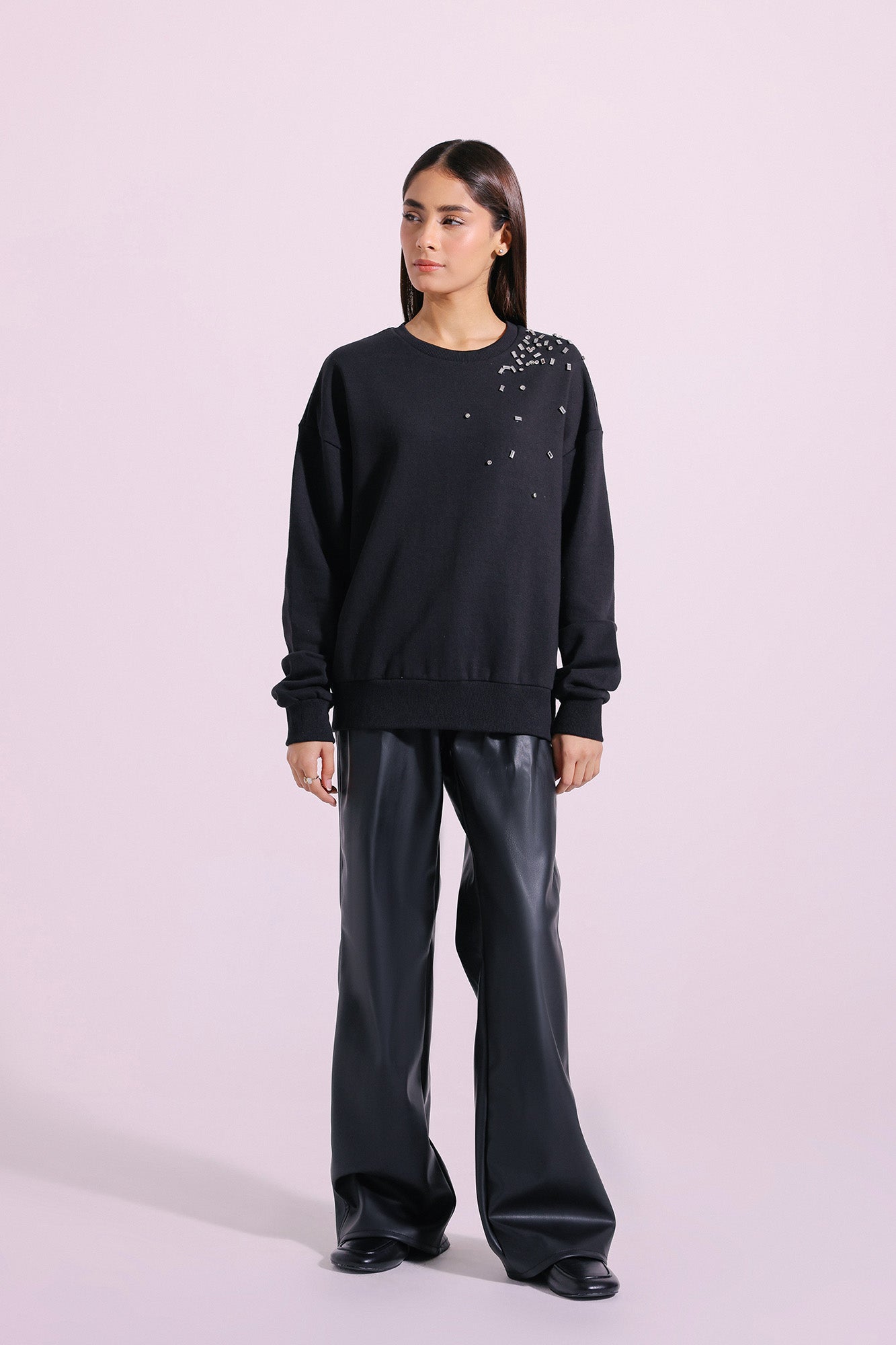 Ethnic - EMBELLISHED SWEATSHIRT (E1287/108/901)