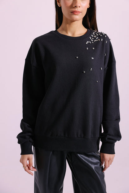 Ethnic - EMBELLISHED SWEATSHIRT (E1287/108/901)