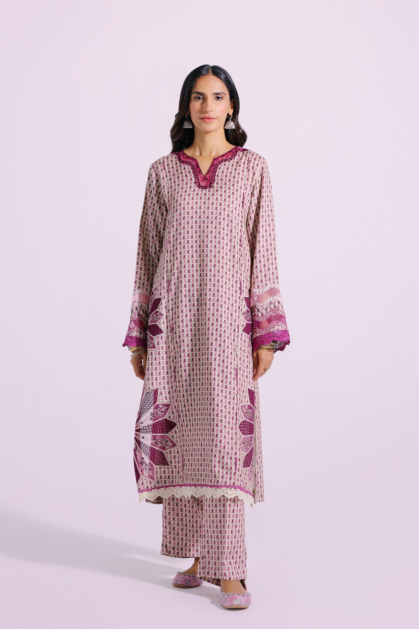Ethnic - EMBROIDERED SUIT (E1709/103/227)