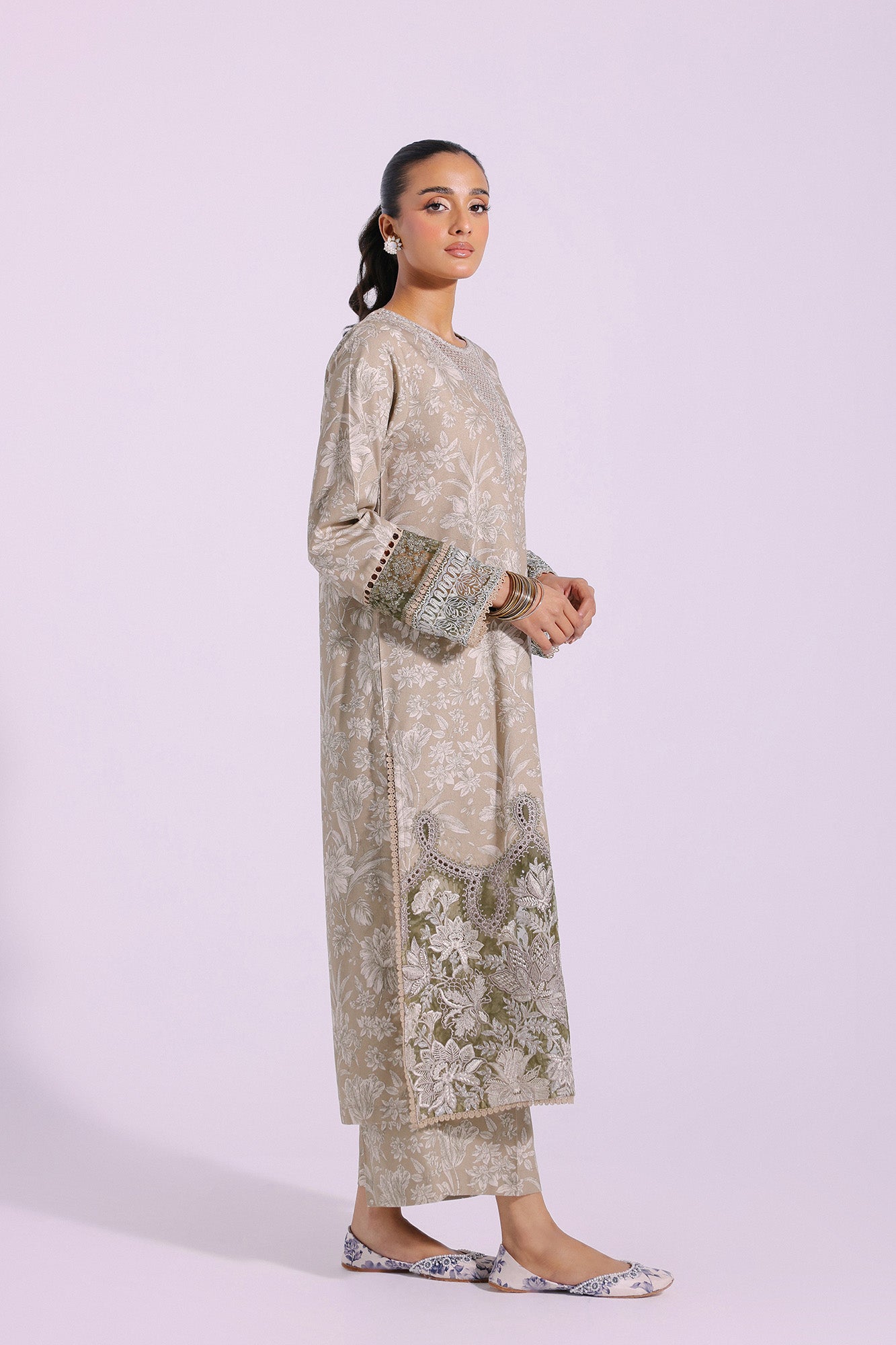 Ethnic - EMBROIDERED SUIT (E1795/103/128)