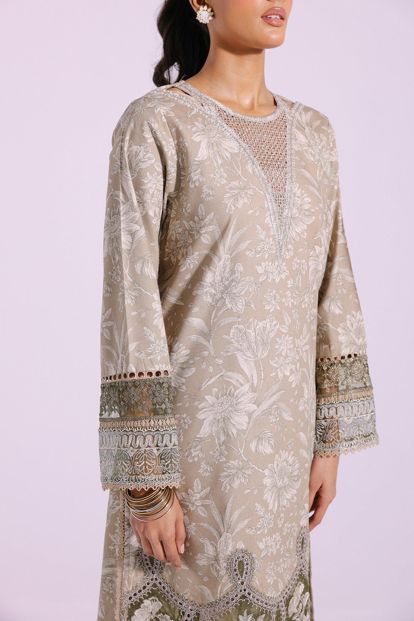 Ethnic - EMBROIDERED SUIT (E1795/103/128)