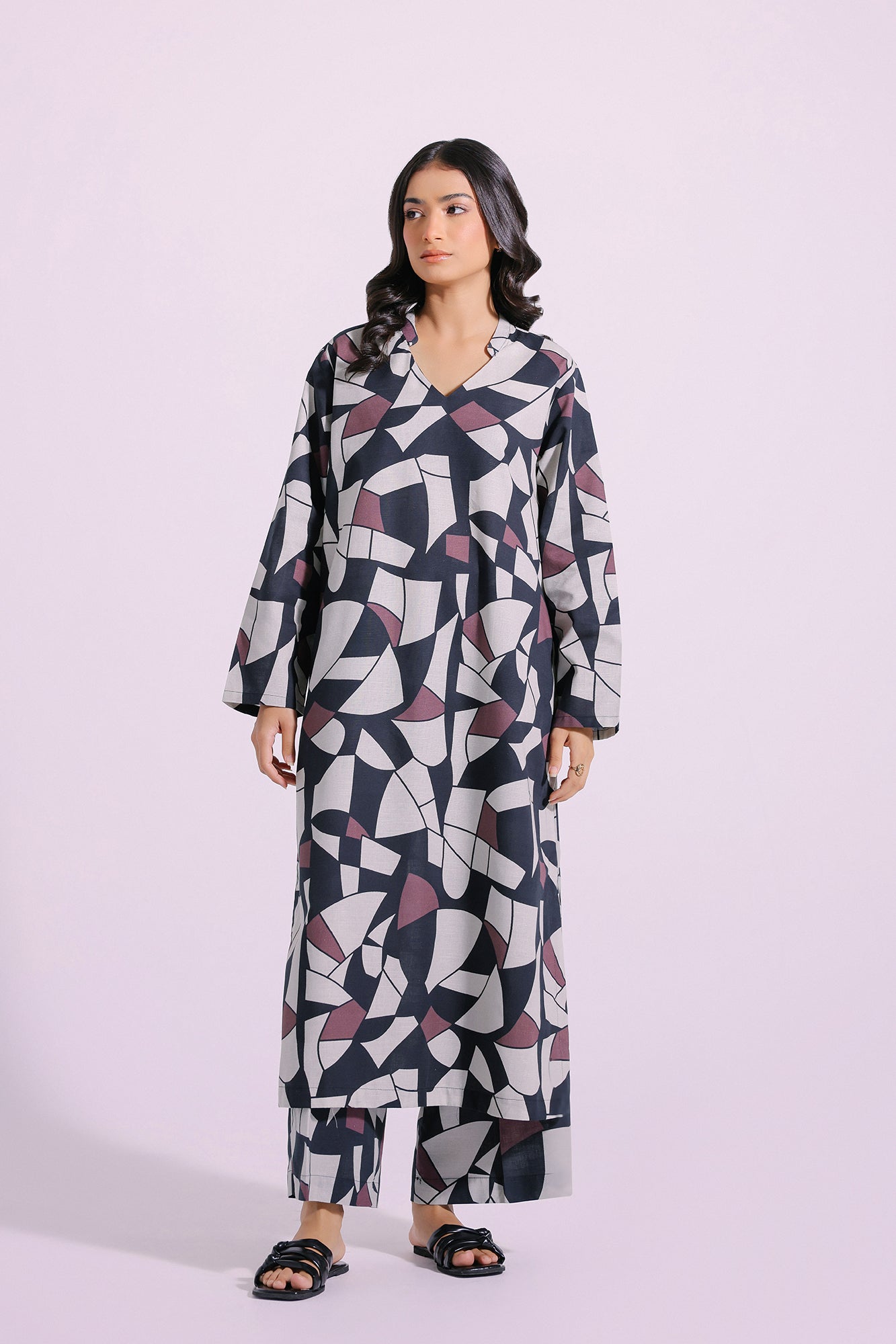 Ethnic - PRINTED SUIT (E2401/102/901)