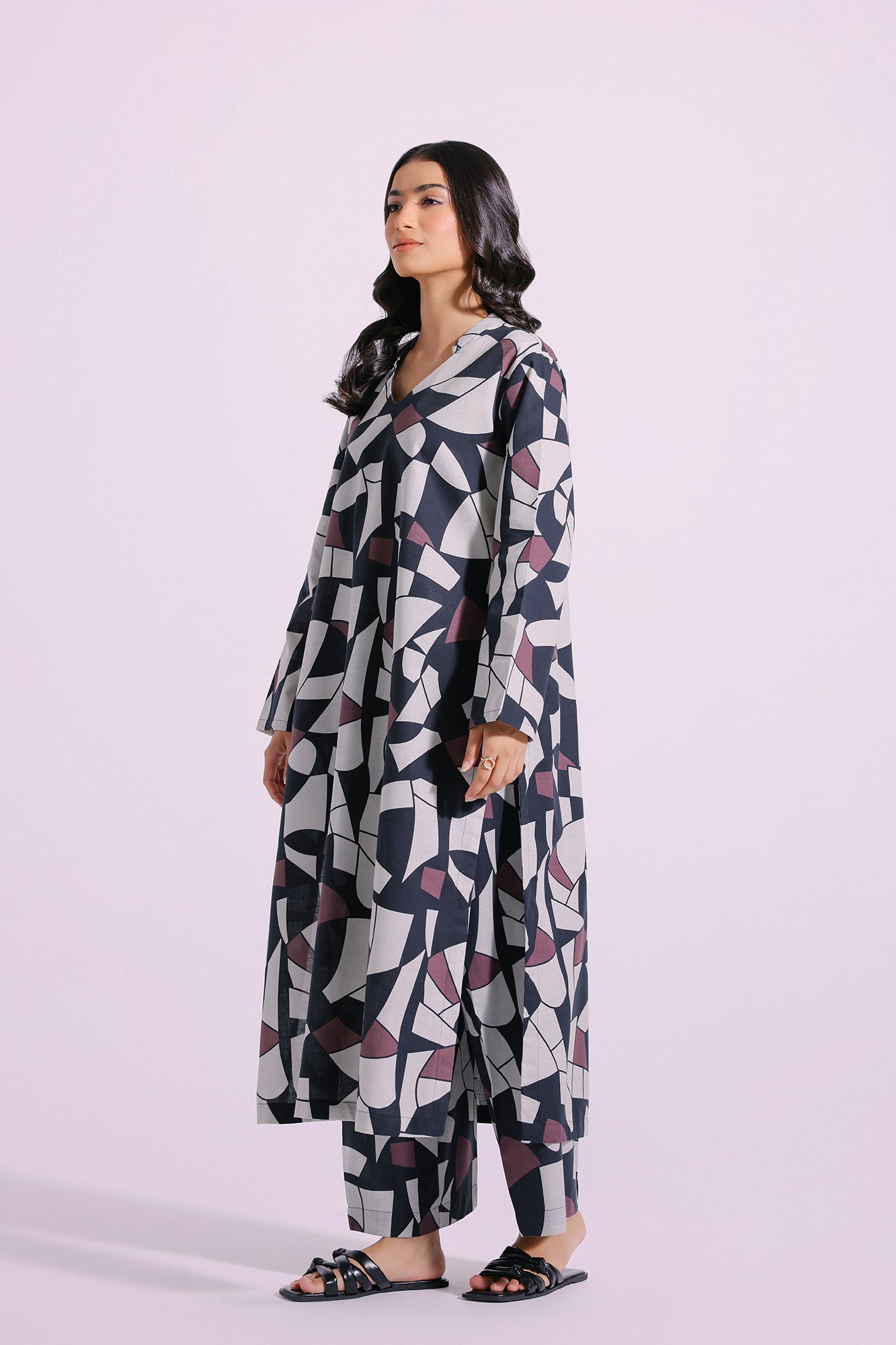 Ethnic - PRINTED SUIT (E2401/102/901)