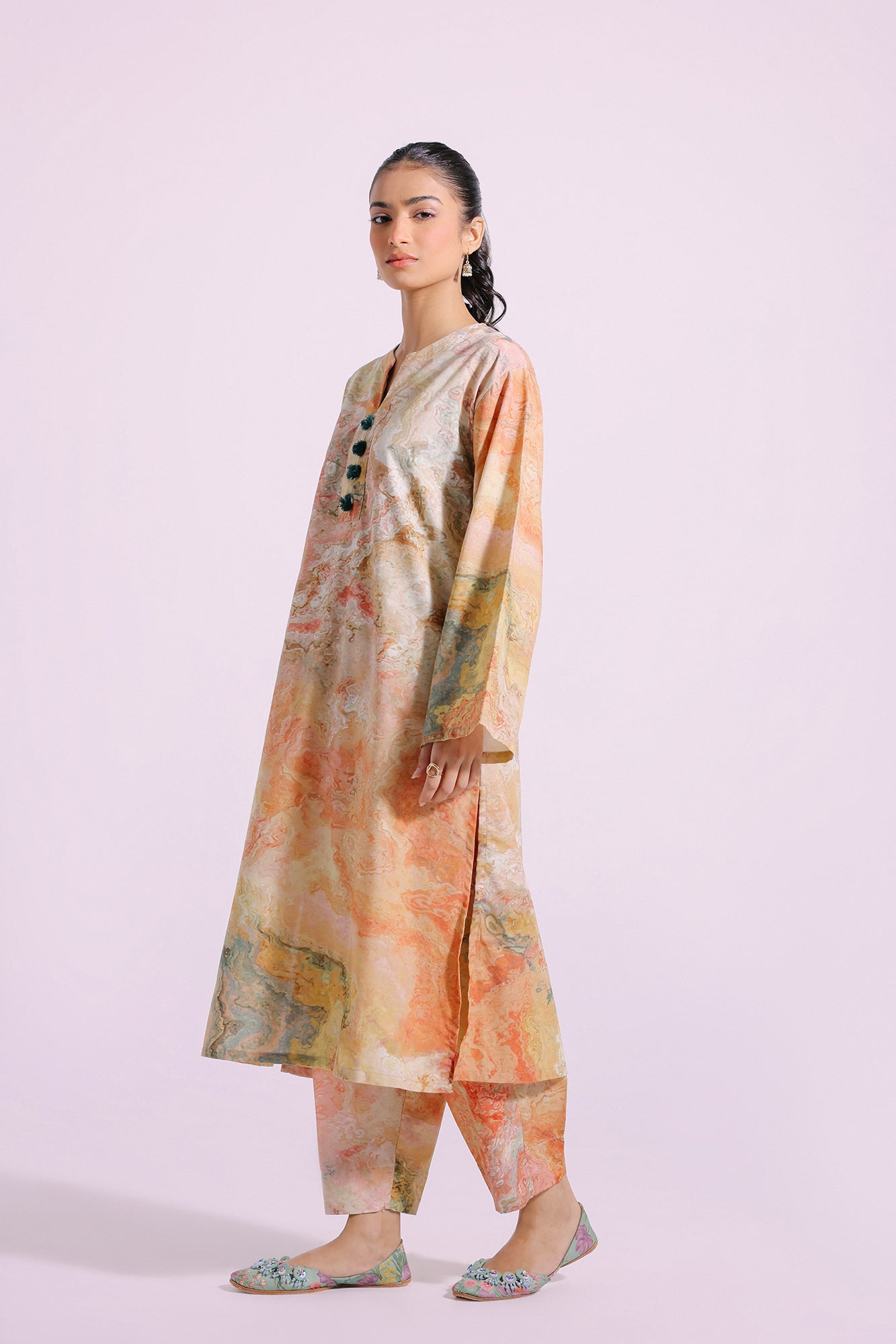 Ethnic - PRINTED SUIT (E2425/102/131)