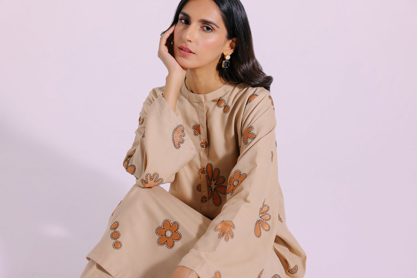 Ethnic - EMBROIDERED SUIT (E2522/102/806)