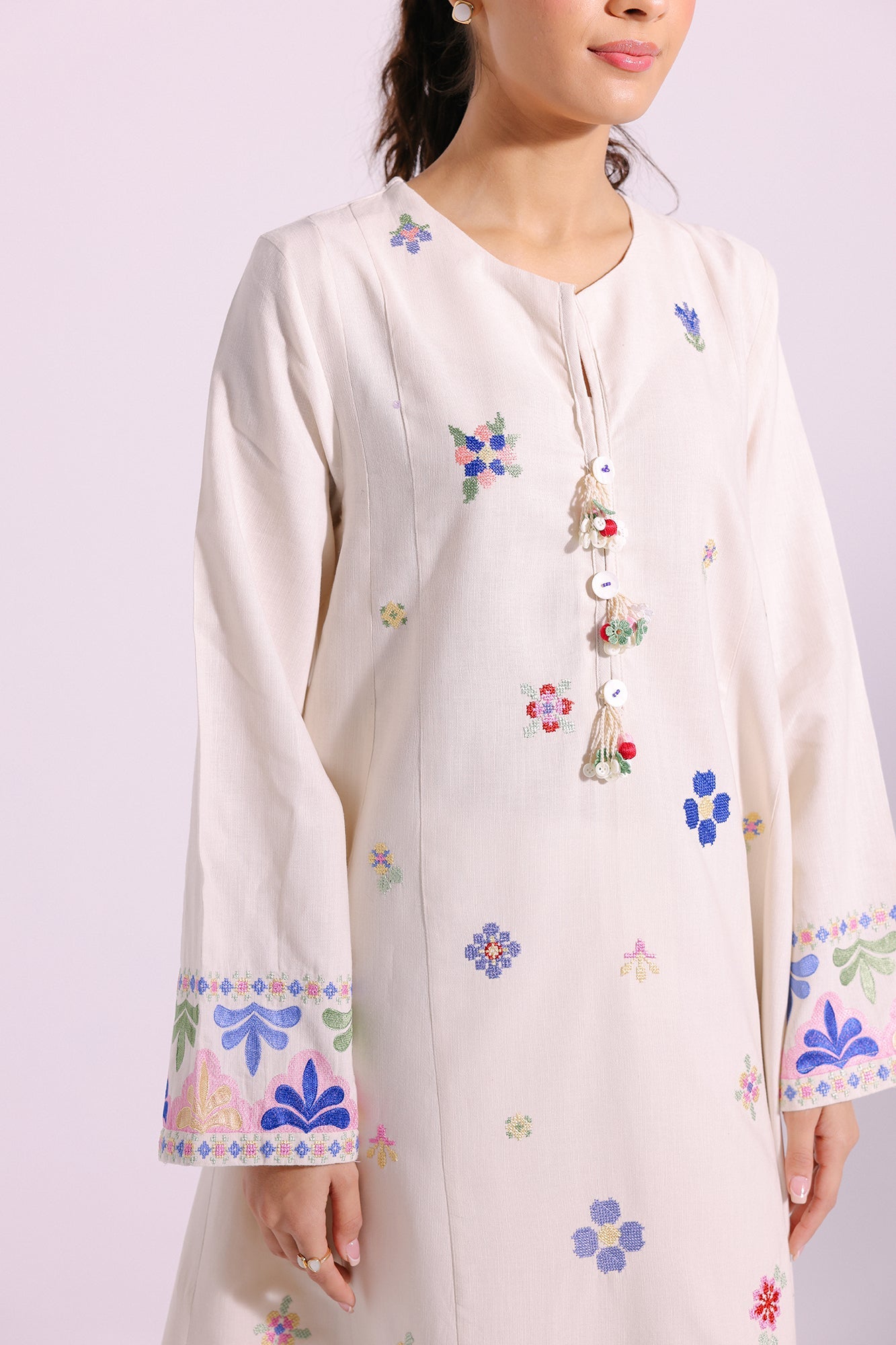 Ethnic - EMBROIDERED SHIRT (E2546/102/003)