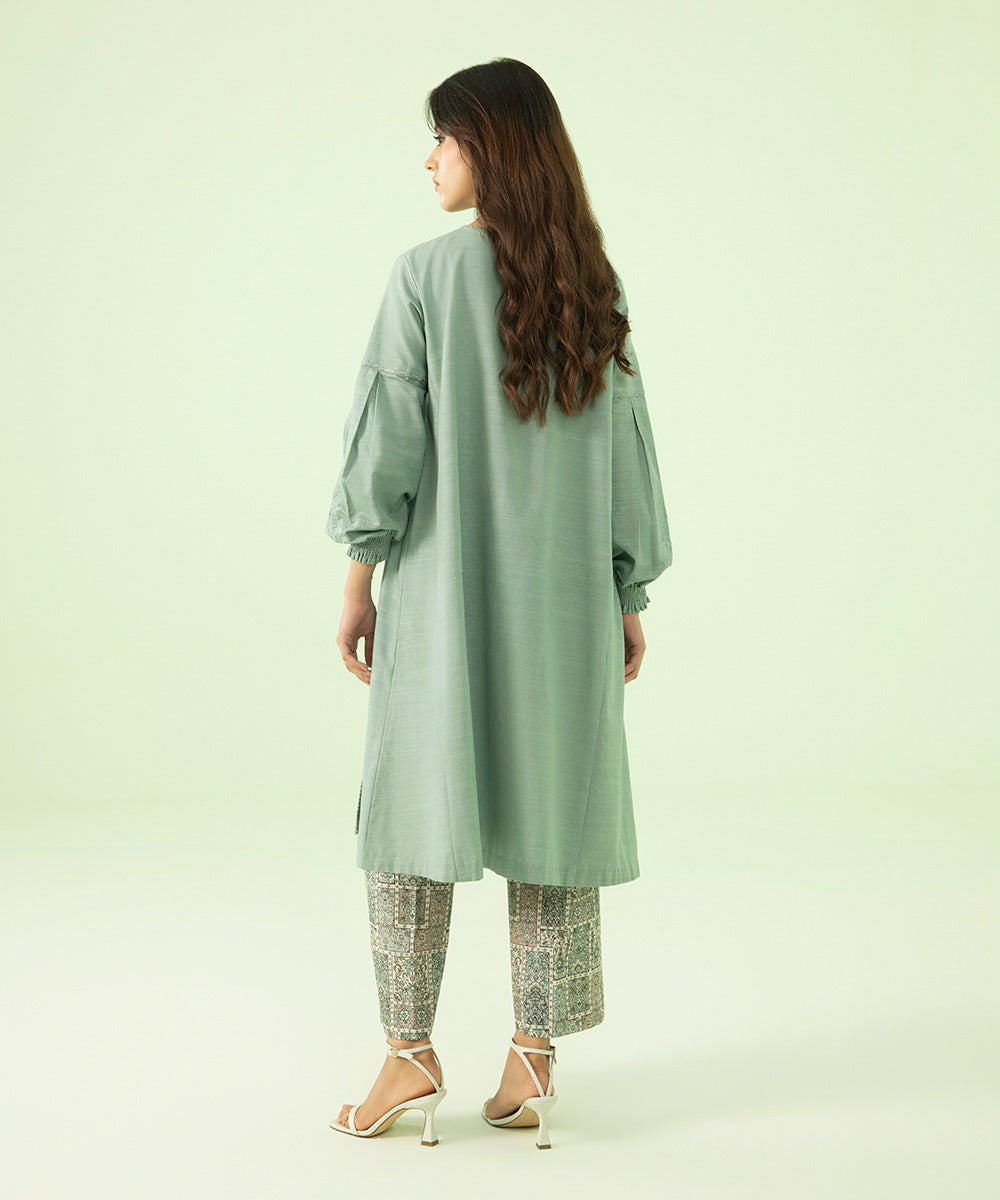 Sapphire - 2 Piece - Embroidered Cambric  Suit