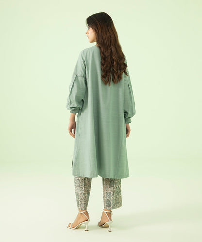 Sapphire - 2 Piece - Embroidered Cambric  Suit