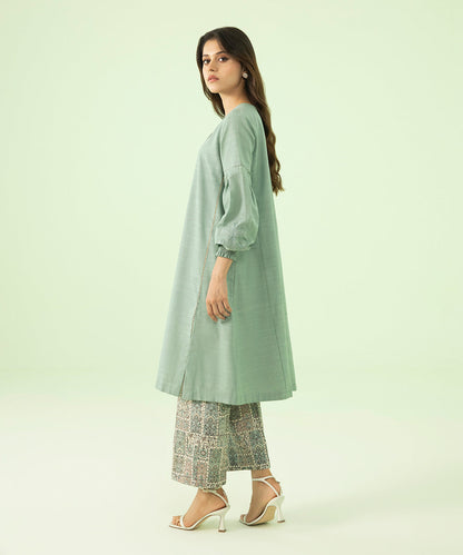 Sapphire - 2 Piece - Embroidered Cambric  Suit