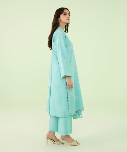 Sapphire - 3 Piece - Embroidered Light Khaddar Suit