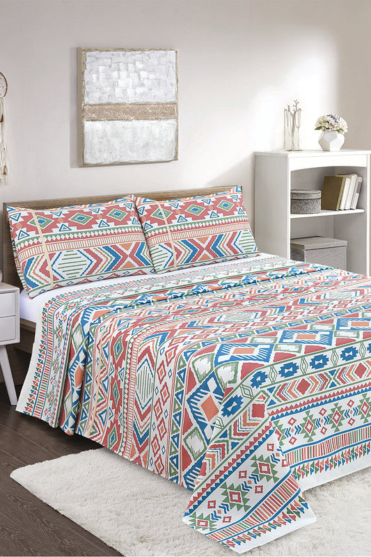 Nishat Linen - Ethnic Aztec Sheet Set