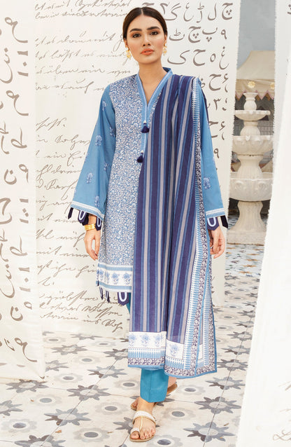 Orient - Unstitched 3 Piece Printed Lawn Suit