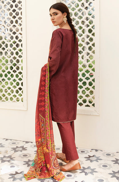 Orient - Unstitched 3 Piece Embroidered Jacquard Suit