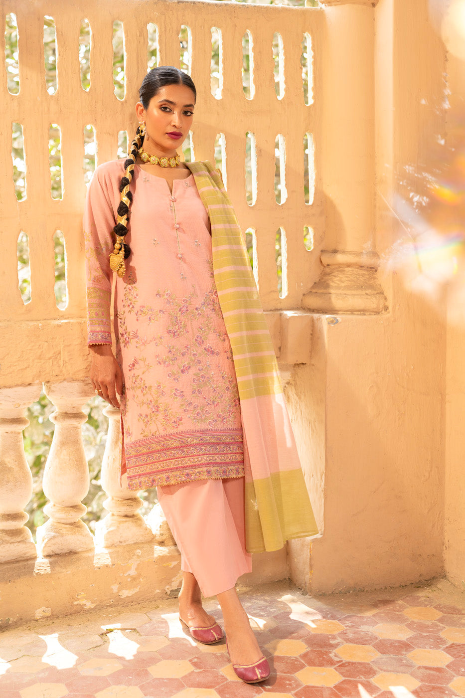 3 Pc Yarn Dyed Outfit