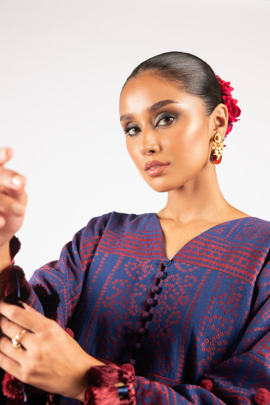 Jacquard Shirt Fabric (Sold By Per Meter)