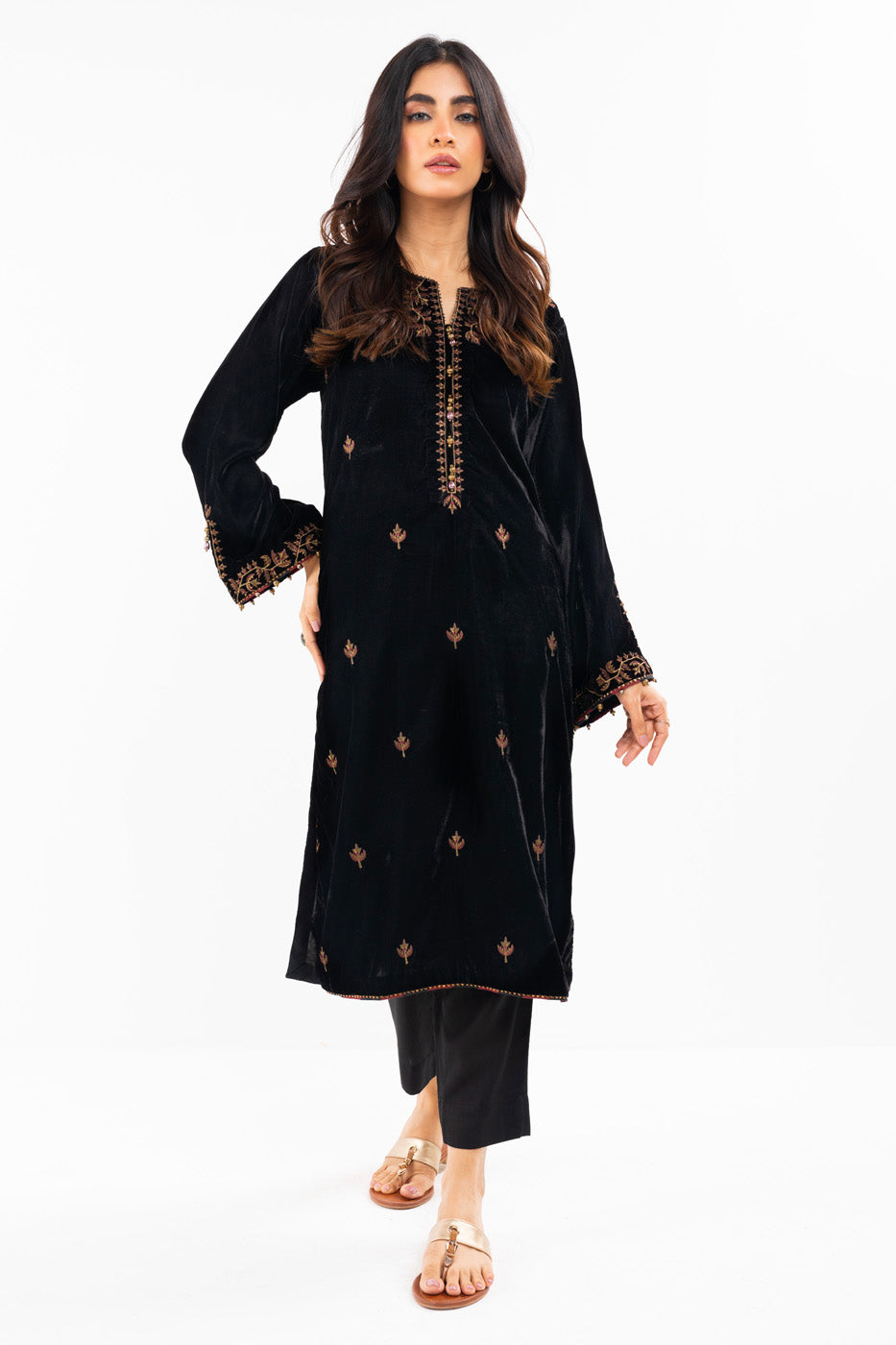 2 Pc Velvet Outfit