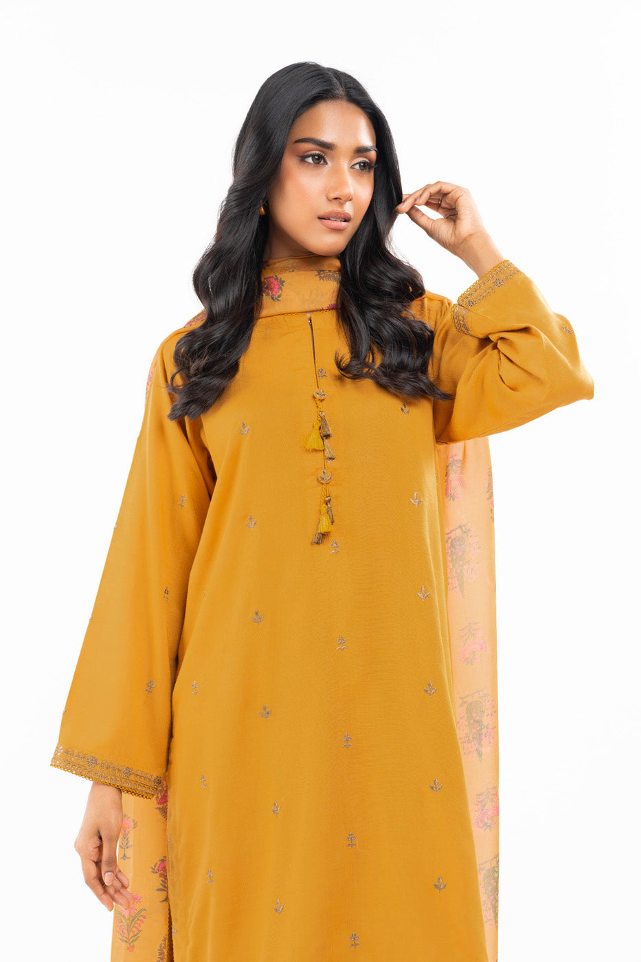 3 Pc Raw Silk Outfit