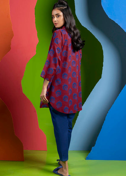 Printed Embroidered Lawn Kurti
