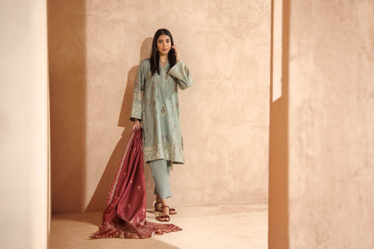 2 Pc Printed Cotton Outfit
