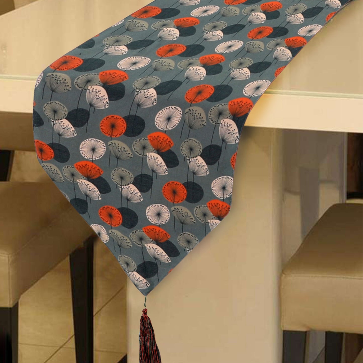 floral pods TABLE RUNNER-06