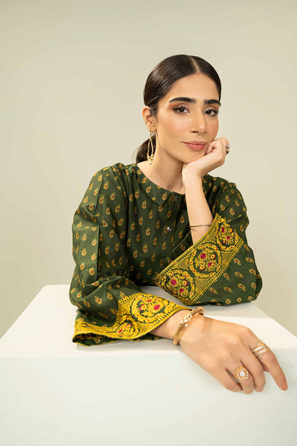 Nishat Linen - Embroidered Fustaan - FSW23-09