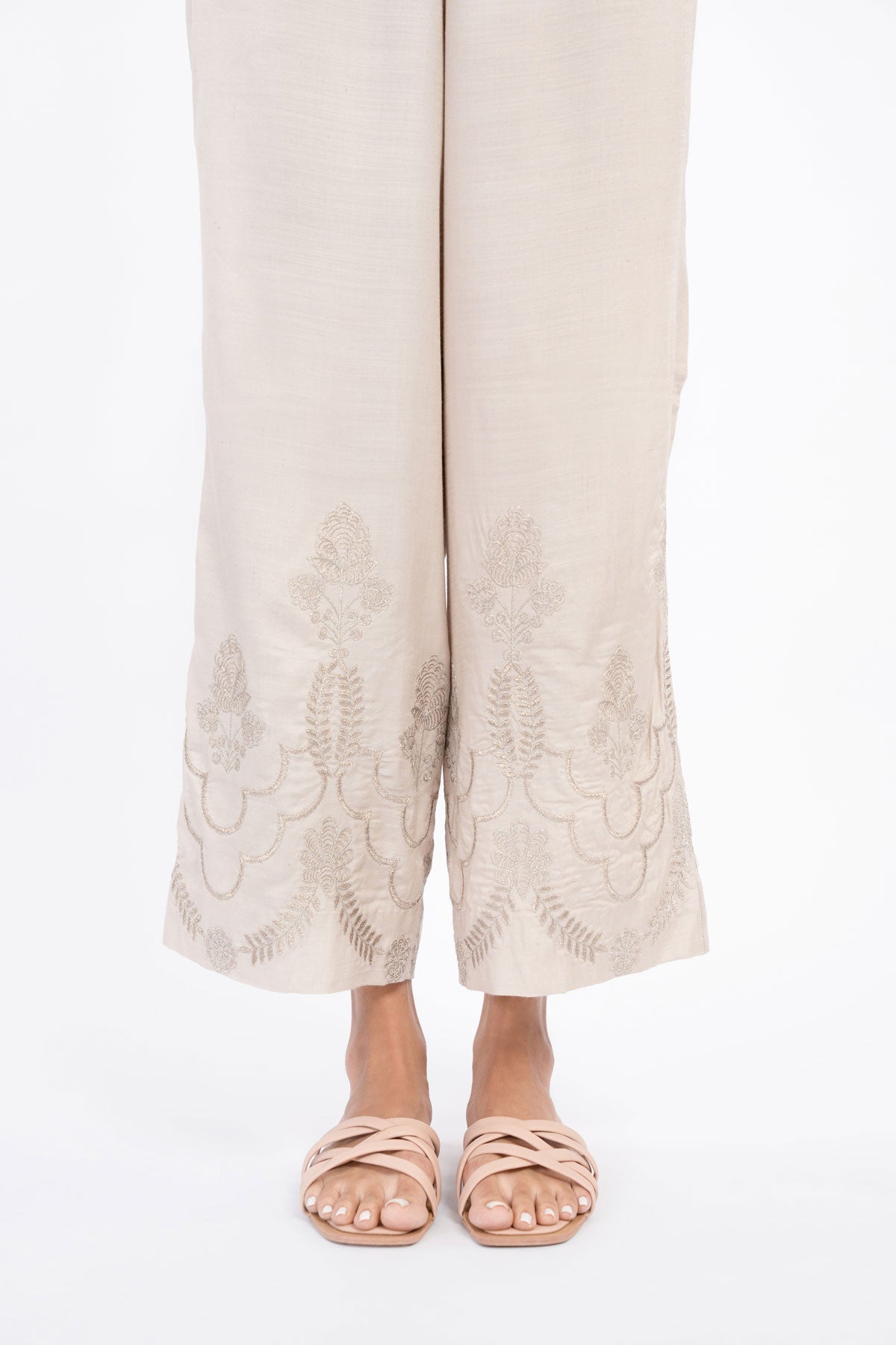Raw Silk Trouser