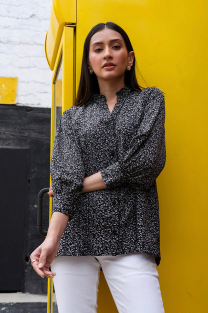 Printed Georgette Shirt