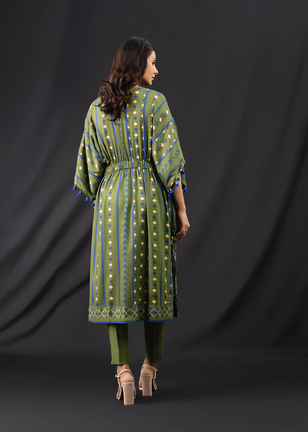 2 Pc Printed Twill Viscose Suit With Viscose Trouser