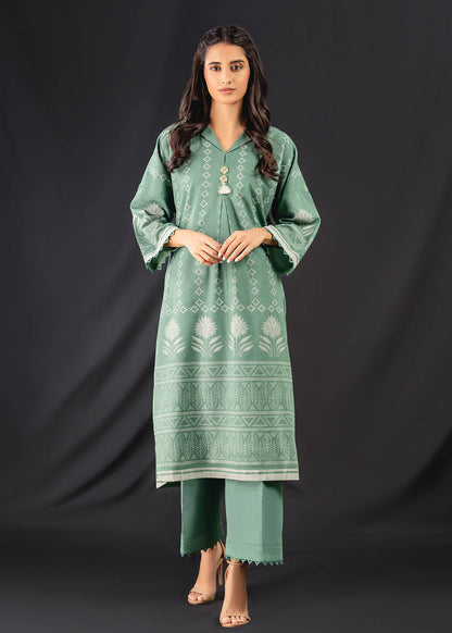 2 Pc Printed Karandi Suit With Karandi Trouser