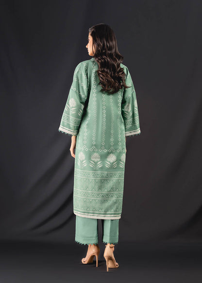 2 Pc Printed Karandi Suit With Karandi Trouser