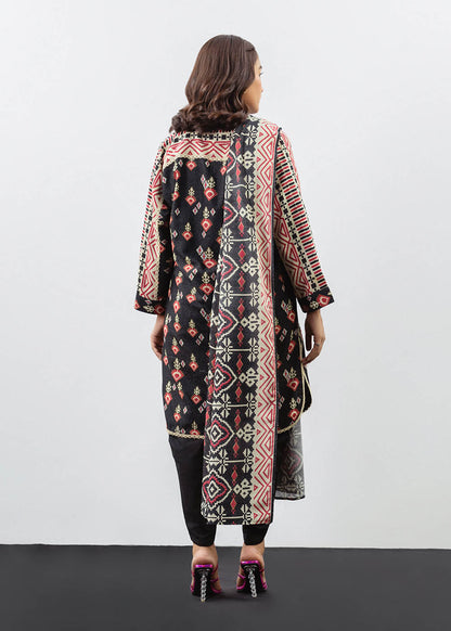 2 Pc Printed Karandi Suit With Karandi Dupatta