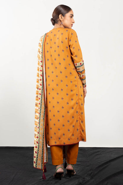 2 Pc Printed Viscose Suit With Viscose Dupatta