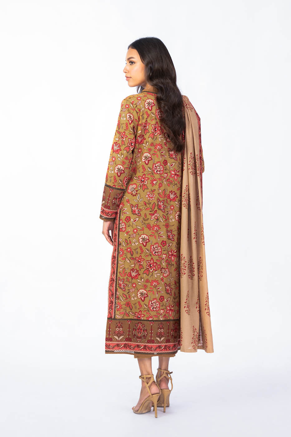 2 Pc Printed Lawn Suit With Lawn Dupatta